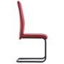 Cantilever Dining Chairs 2 pcs Cappuccino Faux Leather Image 4