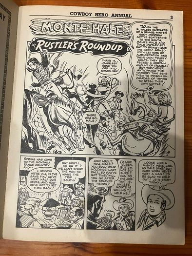 Western annual: 'Cowboy Hero' number 3