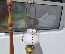 floor lamp and ceiling light