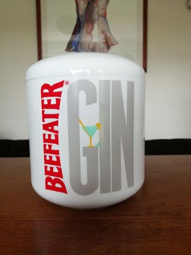 Vintage Beefeater Gin Ice Bucket Made in England