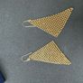 Swarovski Crystal Mesh Drop Earrings Image 5