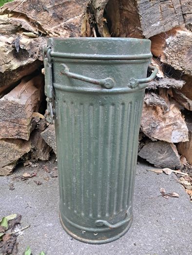 German WWII Gas Mask Canister