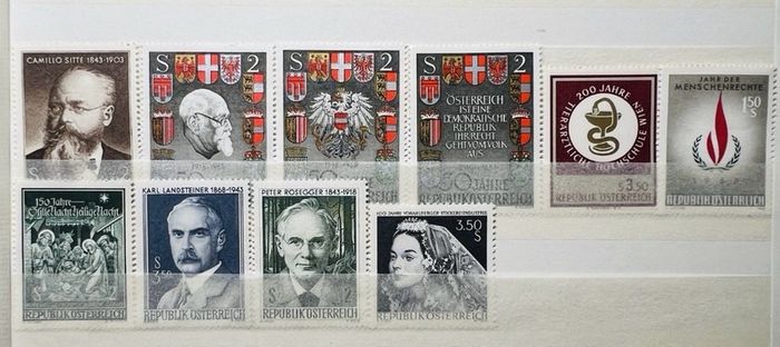 Austria stamps good bundle Mint unused condition