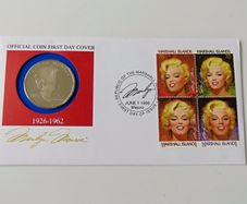 Marilyn Monroe first day coin stamp cover | USA 1995 rare