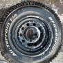 6 BFGoodrich 235/85R16 Tyres and Black Steel Rims Image 6