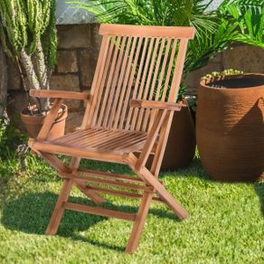 Natural Teak Garden Chair FREE DELIVERY
