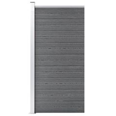 Fence Panel WPC 95x186 cm Grey