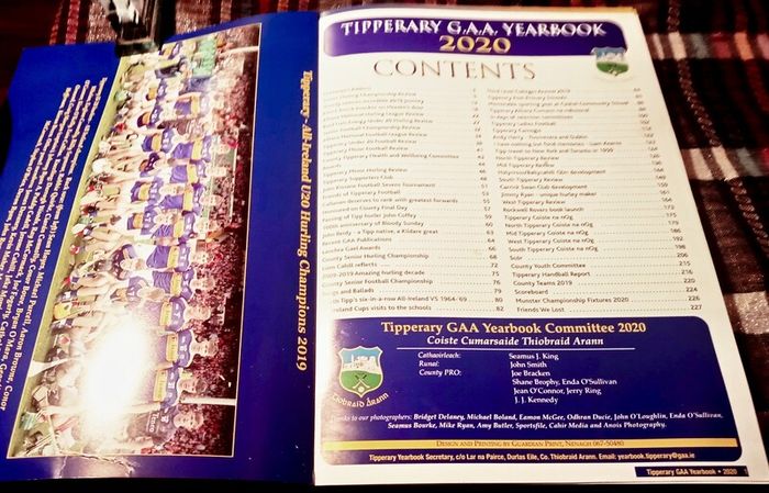 2020. Tipperary G A A. Year Book.
