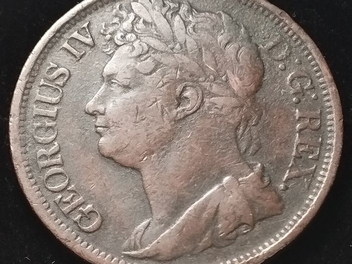 #330 - Ireland - Hibernia - 1822 - One Penny