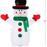 Celebright Christmas Inflatable Snowman - Outdoor/Indoor Bright LED Light Up Porch Decoration - Built in Air Compressor - Pegs Included for Garden Use 100cm Image 4