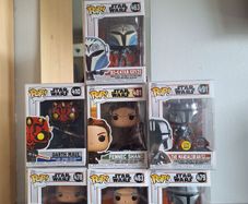 Funko Pops - Darth Maul, Mando with Special editions