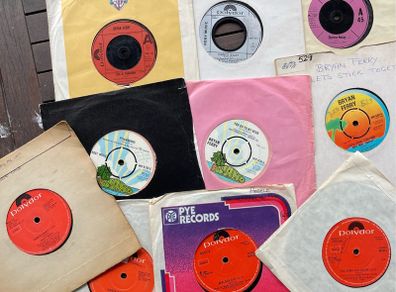 Roxy Music/Bryan Ferry vinyl record singles 3 euros each