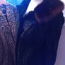 As New!! 1950s Vintage Wool Winter Astrakhan Swing Coat Image 3