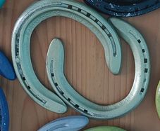 Lucky Decorated Irish horseshoes Twin pack