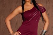 mini dress-top one arm fits size xs-s