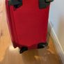 Set of 2 Rolling Luggage Bags- Roxy Duffel / Suitcase & Large Red Checked Bag Image 6