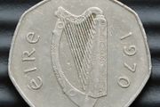 1970 Ireland 50p Irish Fifty Pence Old Decimal