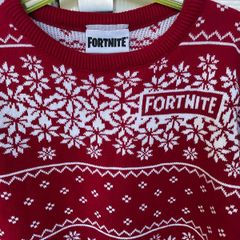 Like New: Boys Fortnite Christmas Jumper (Age 7-8)