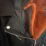Faux leather/ fur trim biker jacket Image 5