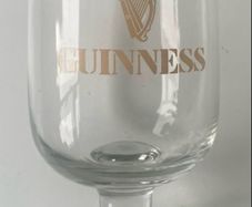 Vintage set of Four Genuine Guinness goblets c1960