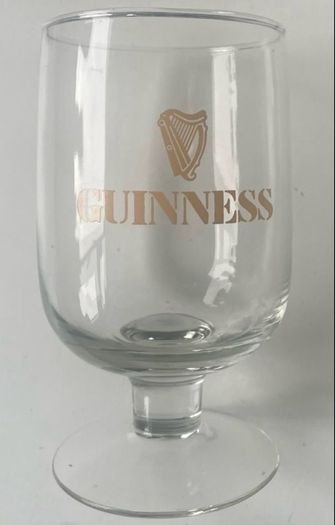 Vintage set of Four Genuine Guinness goblets c1960