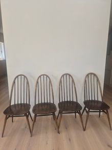 Ercol Windsor chairs x4