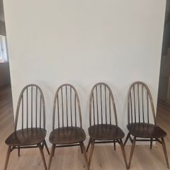 Ercol Windsor chairs x4