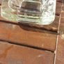 Guinness vintage heavy pressed glass ashtray,,,collectors item, unusual with clear glass ,guinness logo on the 4 sides ,,see pictures for condition, sold as seen , Image 5