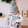 Christmas Stickers Clear, 500 PCS Happy Christmas Round Self Adhesive Stickers Presents Cards Tag Seals Label Scrapbooking Gift Craft Box Sticker Kids Decals 1inch/2.5cm (FREE POSTAGE) Image 3