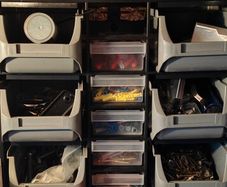 Large Workshop Hardware   Fixings Job Lot   Screws, Nuts, Washers, Allen Keys   Storage