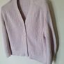 Cos pink cotton cardigan Size large ptp 24" button up in excellent condition Image 5