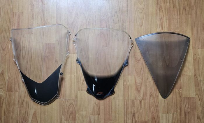 motorcycle screens GSXR, Aprillia mille and fazor