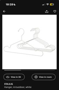 IKEA Stajlig Hangers 14 Packs of 5
