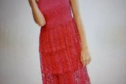River Island pink lace dress 10