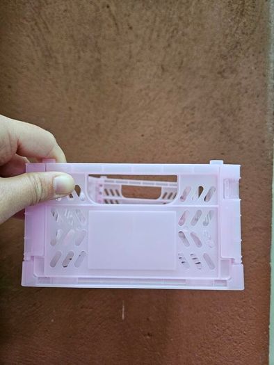 Set of four foldable baskets