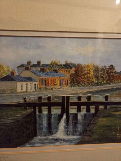 Brendan Hayes "The Grand Canal at Ranelagh" signed Lithograph