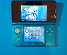 3DS Aqua Blue (Modded)