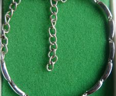 Vintage 925 Sterling Silver Bracelet length 9" - 7,5g