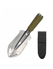 Portable Camping Hiking Traveling Pinic Shovel Multifunctional Ordnance Shovel Survival Outdoor Equipment Garden Tool Shovel