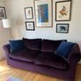 Habitat Louis Velvet Sofa Bed Image 2