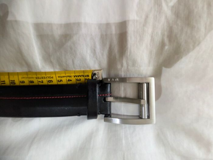 Tumi Leather Casual Belt Black