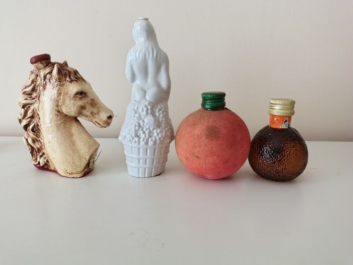 14 Vintage Miniature Liqueur Bottles