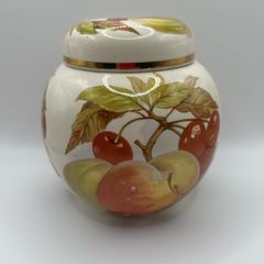 Masons ceramic jar vintage pattern