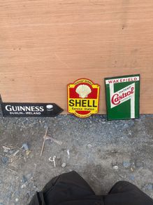 Selection of cast iron Signs