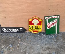 Selection of cast iron Signs