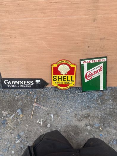 Selection of cast iron Signs