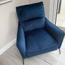 Navy Armchair Image 2