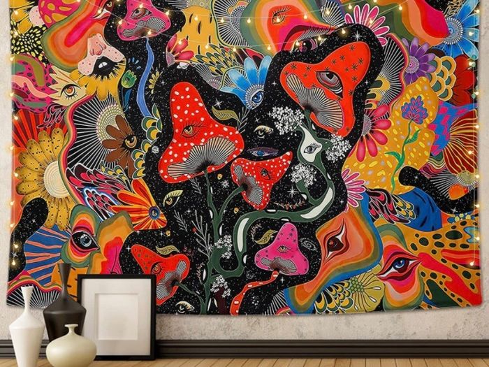 Tree Of Life Tapestry Black And White (multiple Designs, See Photos)