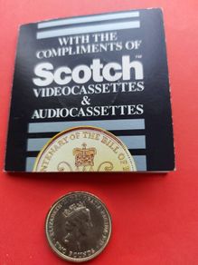 1989 Bill of Rights unc Two Pound Coin