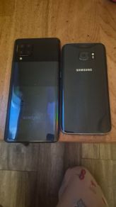 two Samsung phones